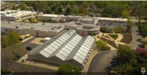Aerial view of Ball Horticultural Company Innovation Center
